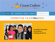 Tablet Screenshot of coursecrafters.com